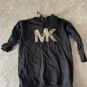 Michael Kors Black Dress with Gold Accents